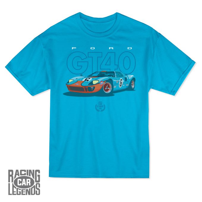 T-shirt Ford GT40 Gulf Blue