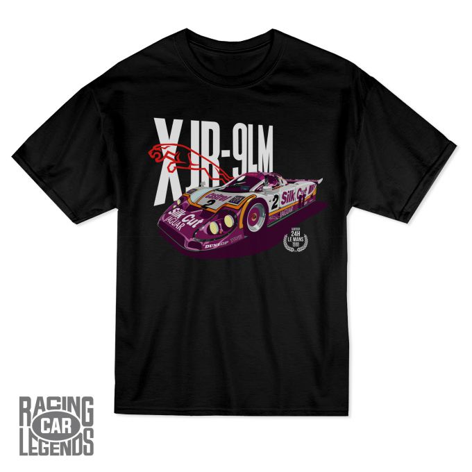 T-shirt Jaguar XJR-9 LM Silk Cut Black