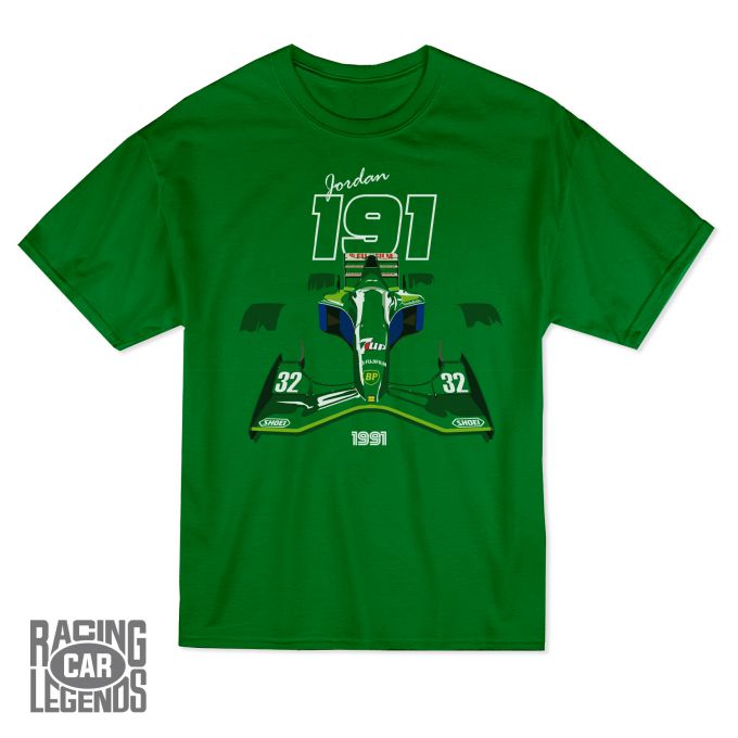 T-shirt Jordan Ford 191 Michael Schumacher Green