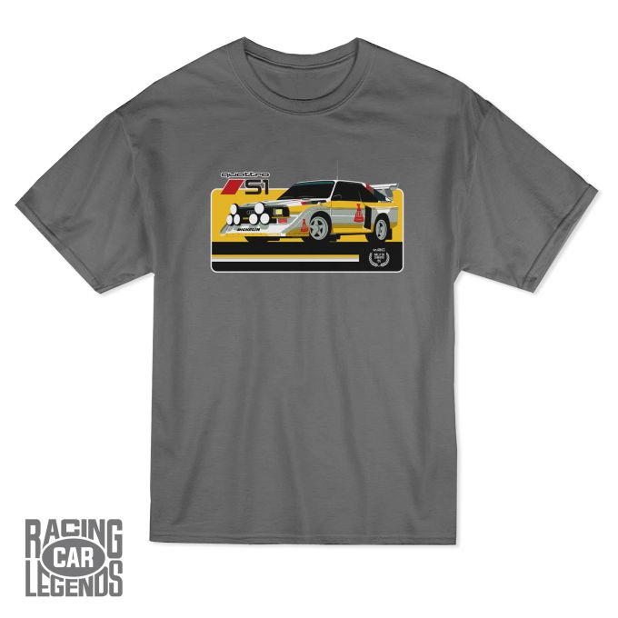 Camiseta Rally Audi Quattro S1 E2 HB Gris